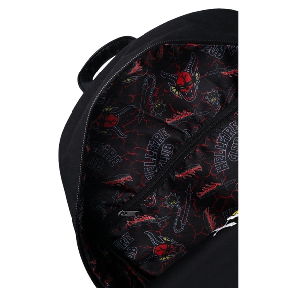 Universal Studios Halloween Horror Nights Stranger Things Hellfire Club Backpack - Picture 4 of 4